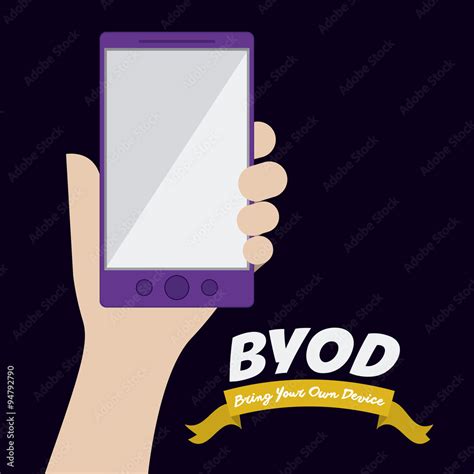 BYOD Design , vector illustration Stock Vector | Adobe Stock