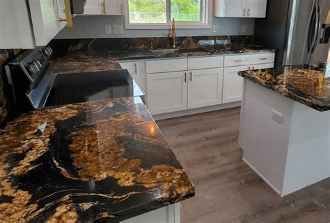 Black And Gold Kitchen Worktops Theomnibuzz