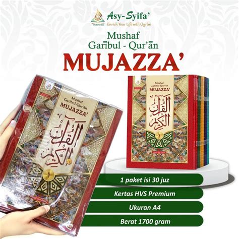 Mushaf Quran Mujazza Perjuz Juz Book Juz Very Practical Book A