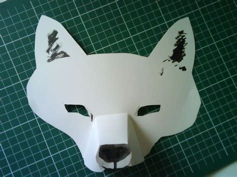 Masque De Loup Animation Dessin E Masque Loup Loup Animation Masque