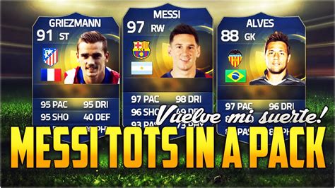 MESSI TOTS IN A PACK CACHO REY XD FIFA 15 RUBHD YouTube