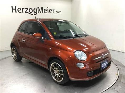 2012 Fiat 500 Hatchback Pop Rame Copper For Sale In Beaverton Or