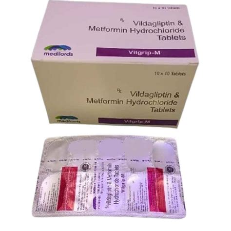 Vildagliptin And Metformin Hcl Tablets At Rs 1450box Dashmesh Nagar Rupnagar Id 25458043930