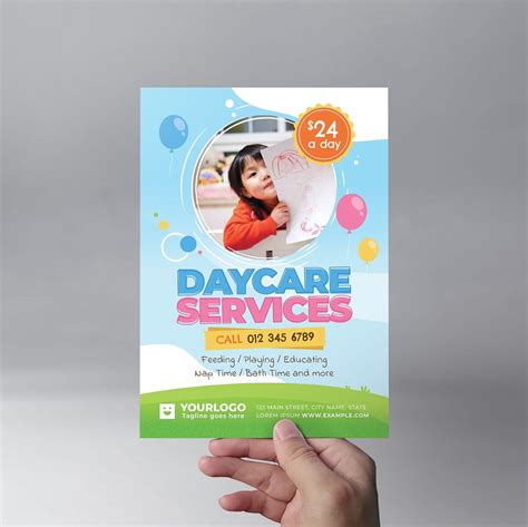 Daycare Flyer Templates Psd Ai And Vector Brandpacks