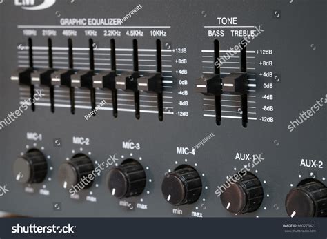 Audio Control Panel Stock Photo 660276421 Shutterstock