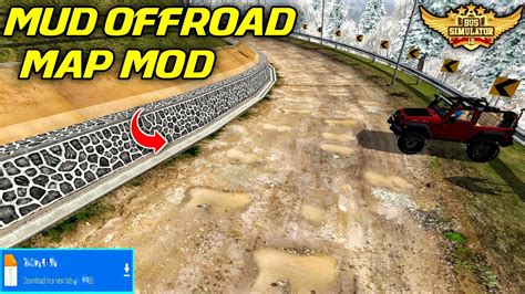 Map Mod Bussid New Mud Road Snow Map Mod For Bus Simulator