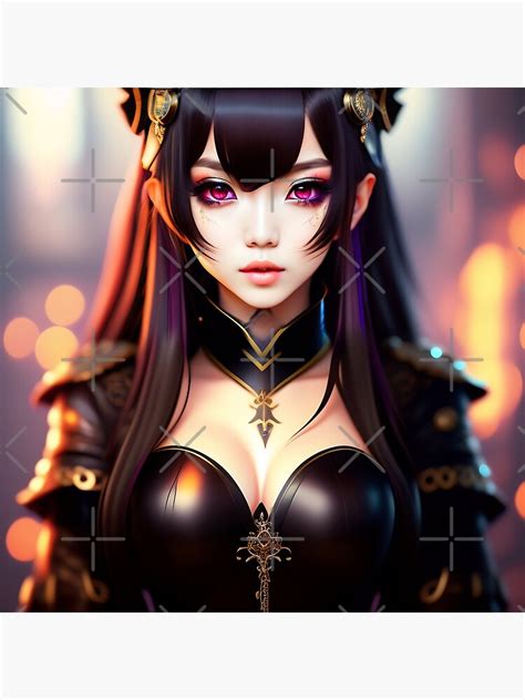 "Sexy Japan Girl Anime Dark Fantasy AI Art" Poster for Sale by ...