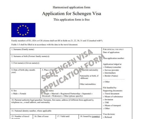 Schengen Visa Application Form Download Breaking News Health News And Celebrity News Qatar Just