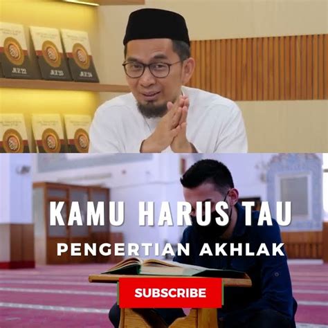 Perbedaan Adab Dan Akhlak Ustadz Adi Hidayat Lc MA YouTube