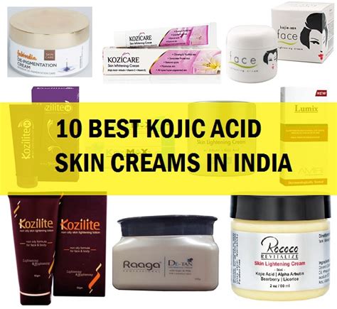 10 Top Best Kojic Acid Skin Creams In India With Reviews