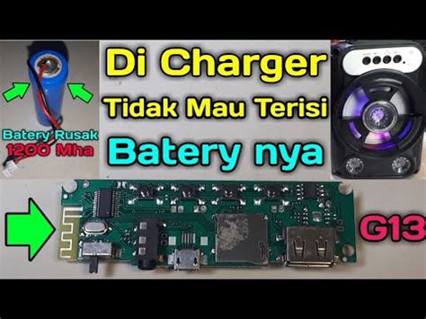 Cara Memperbaiki Speaker Bluetooth Tidak Bisa Di Cas Youtube