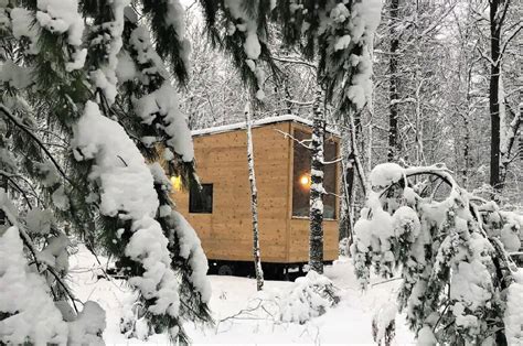 Embrace Wisconsin Winters With A Cabin Getaway Tiny Houses For Rent