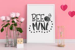 Valentine S Day Bee Mine SVG Cut Files