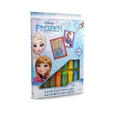 Frozen Elsa Anna Disney Set Creativ Pictura Cu Nisip Colorat