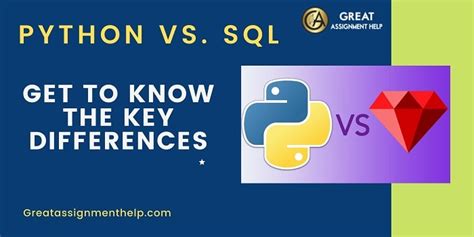 Python Vs Sql Learn The Key Differences