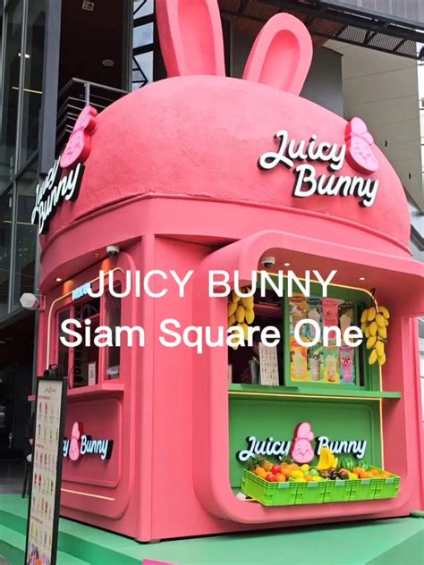 Juicy Bunny ร้านสมูทตี้เปิดใหม่อยู่หน้า Siam Square One Video