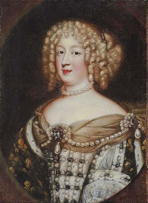 Maria Theresa Of Spain 1638 1683 Queen Of France Painting By Jean