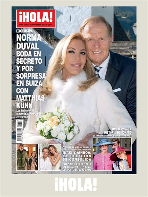 Norma Duval Y Matthias K Hn Se Casan Por Sorpresa Despu S De A Os De