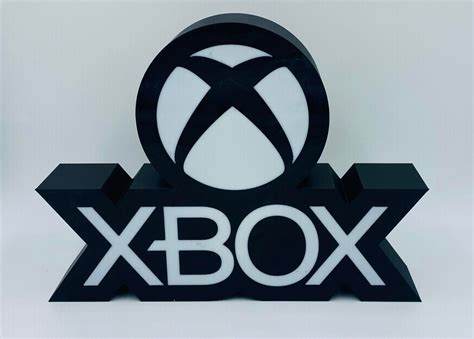 Xbox Logo Led Light Sign For Gaming Etsy