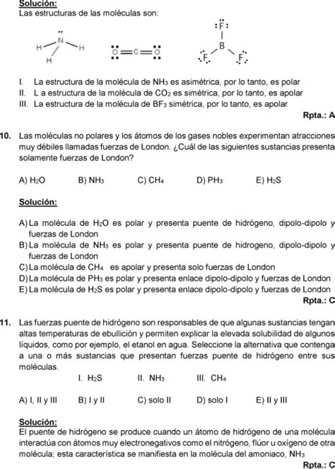 Enlace QuÍmico Problemas Resueltos