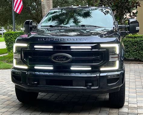 2020 2022 Ford Super Duty F250 Animated Switchback Led Grill Accent Li