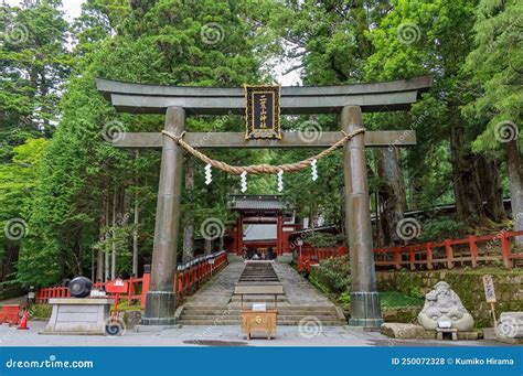 Nikko Futarasan Shrine Gate In Nikko Editorial Image Cartoondealer