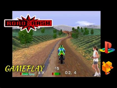 Road Rash 32 Bits Gameplay Trash Mode Level 3 Sony Playstation