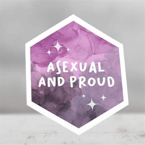 Asexual And Proud Ace Pride Sticker Coming Out T Lgbtq Etsy