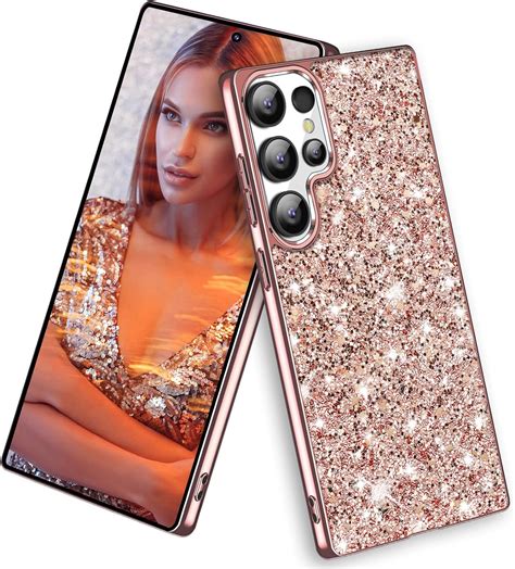 S24 Ultra Glitter Case For Samsung Galaxy S24 Ultra 5g Phone Case For Women Girls