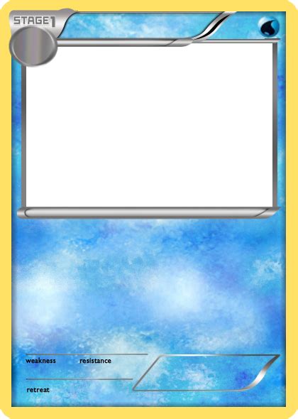 Pokemon card Blank Template - Imgflip