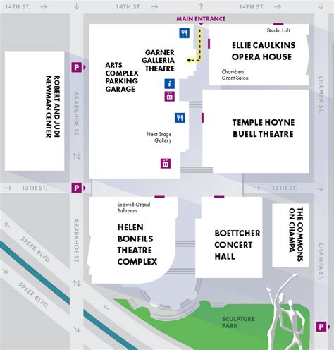 Parking Information Buell Theatre Denver Colorado