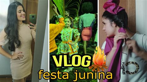 Vlog Se Arrumando Para Festinha De S O Jo O Youtube