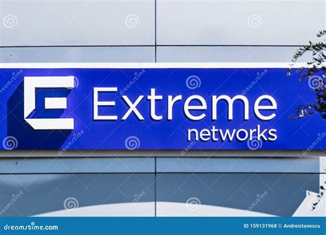 Sep 19, 2019 San Jose / CA / USA - Extreme Networks Logo at Their ...