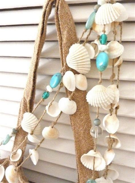 Zo Leuk Om Zelf Te Maken Met Schelpen Seashell Garland Seashell