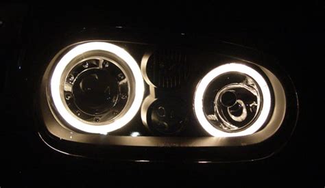 Faruri Vw Golf Angel Eyes Cu Lupa