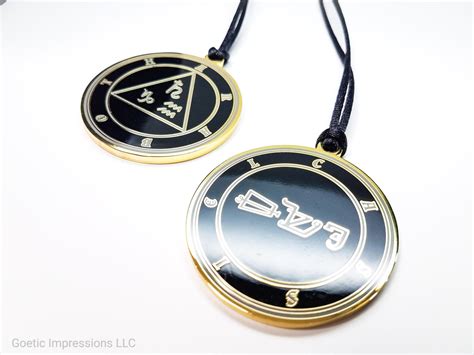 Archangel Cassiel Sigil Pendant – Goetic Impressions