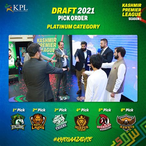 Kpl Players Draft Live Kashmir Premier League Draft Live