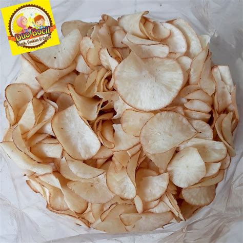 Jual Pak Tani Keripik Singkong Asin Original Gram Duo Bocil Snack