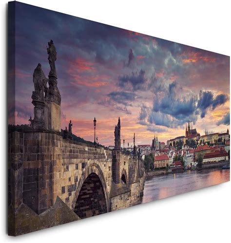 Paul Sinus Art Gmbh Reh In Landschaft X Cm Panorama Leinwand Bild