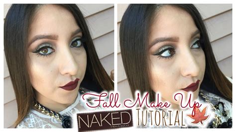 Fall Make Up Tutorial Naked Palette Youtube