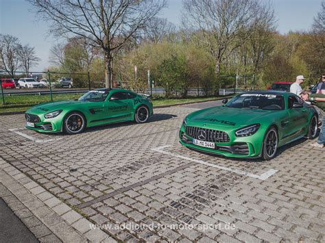 Two Mercedes AMG GT R Ring Taxis at the Nürburgring Nordschleife r