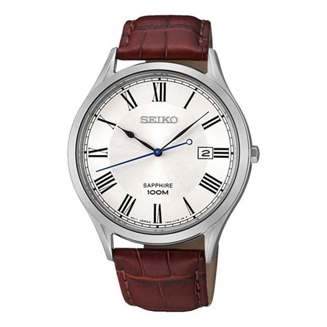 Seiko Quartz Horlogeband Sgeg97 Bruin Leer