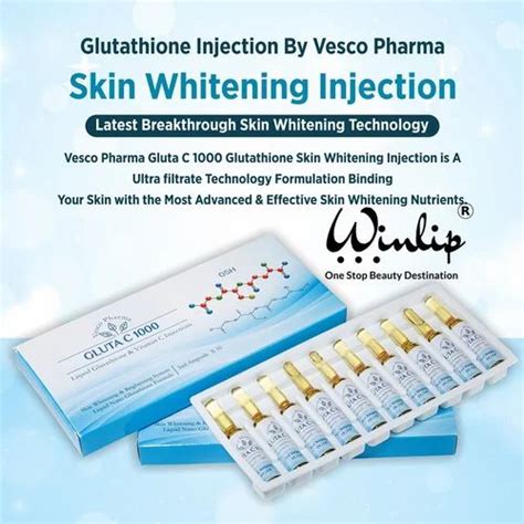 Aqua Skin Glyco White Glutathione Skin Whitening Injection