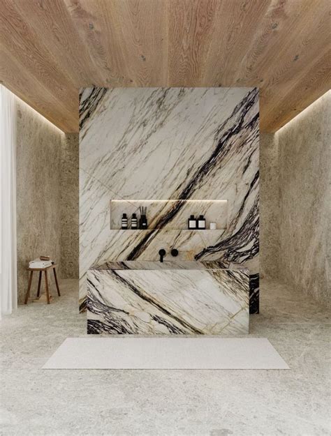 28 Stunning Marble Bathtub Design Ideas for Your Bathroom