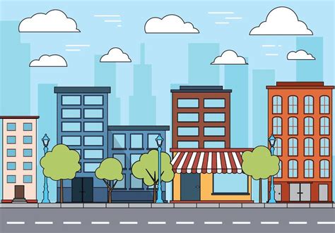 street vector art icons  graphics