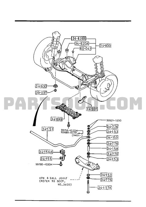 2 CHASSIS AXLE SUSPENSION BRAKE STEERING Mazda 929 Europe 06 1989