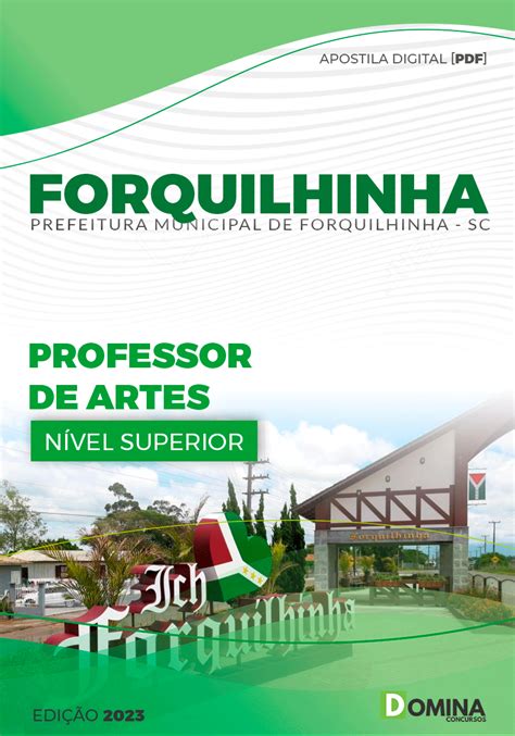 Apostila Pref Forquilhinha SC 2023 Professor De Artes