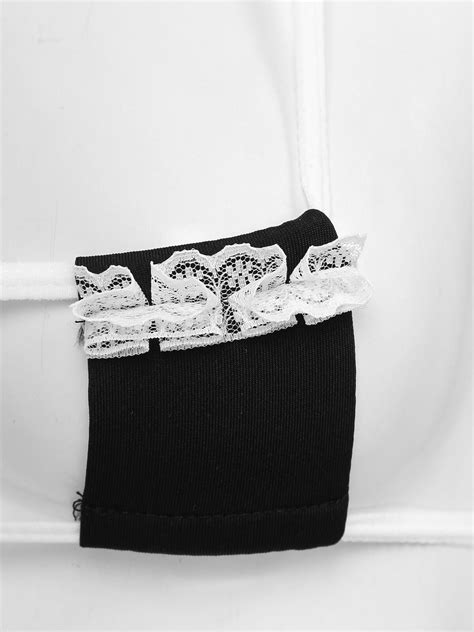 Women S Sexy French Maid Aprons Outfit Cosplay Fancy Dress Costume Lingerie Ebay
