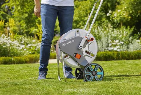 Gardena Schlauchwagen Aquaroll M Easy Metall Set