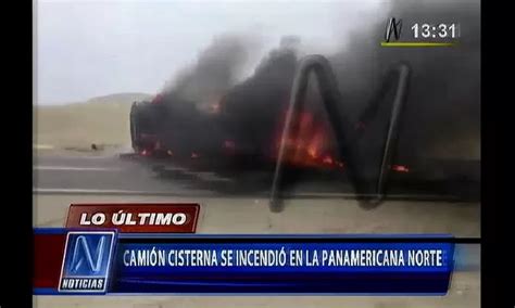 Panamericana Norte Heridos Tras Choque Entre Bus Y Cami N Cisterna